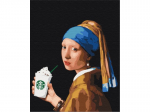 Maalimine numbrite j&auml;rgi Paint it! Girl with double latte, mitmev&auml;rviline