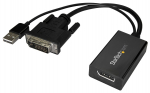 Adapter StarTech DVI2DP2 DVI male, DisplayPort female, 0.25 m, must v.