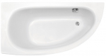 Vann, nurgaga Besco Milena Premium Left 150, 150 cm x 69.5 cm x 40 cm, vasakpoolne, valge v.