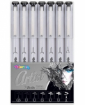 Pastakas Colorino 81070PTR, must v., 0.05 mm, 7 tk