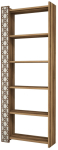 P&otilde;randariiul Kalune Design City 845HCT3609, kreemjasvalge/p&auml;hklipuu v., 170 cm x 64.6 cm x 24.2 cm