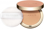 Kompaktne pulber Clarins Ever Matte, hele pruun v., 04 medium, 10 g
