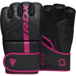 MMA kindad RDX Grappling F6 Matte GGR-F6MP-L, must/roosa, L