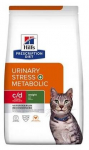 Kuiv kassitoit Hill's Urinary Metabolic c/d Multicare Stress + Metabolic Weight, kanaliha, 3 kg