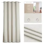 &Ouml;&ouml;kardin Restilo Clear, valge v./beež v., 140 cm x 250 cm