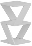 Kohvilaud Kalune Design Albeni, valge v., 30 cm x 30 cm x 50 cm
