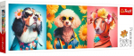 Pusle Trefl Dogs Fashion Show 29517, 23.7 cm x 66 cm, 500 tk, mitmev&auml;rviline