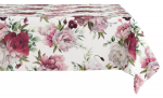 Laudlina ristk&uuml;likukujuline Mariall OM01-2, valge/bordoo/roosa, 150 x 280 cm