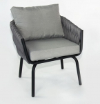 Aiatool DM Grill SD3077, must v./hall v., 70 cm x 71 cm x 73 cm