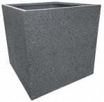 Lillepott Besk 4750959115077, klaaskiud, tumehall v.