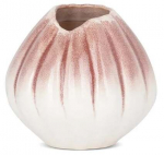 Vaas Evita, 18 cm, kreemjasvalge/roosa v.