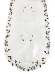 Piklik laudlina ovaalne OH-151-A, valge v., 40 x 85 cm
