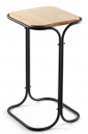 Kohvilaud Kalune Design SHB-001-A, must v., 30 cm x 30 cm x 52 cm