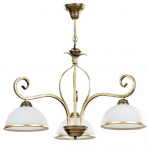 L&uuml;hter rippuv Emibig Wivara 3, E27, 3 x 15 W, kuldne v.