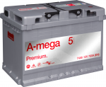 Aku A-mega Premium, 12 V, 74 Ah, 760 A