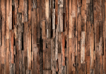 Fototapeet Artgeist Wooden Curtain (Brown), 70 cm x 70 cm