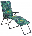 &Otilde;ue lamamistool Patio Santander 2in1 Black Edition, must v./roheline v., 138 cm x 58 cm x 105 cm