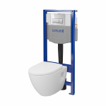 Seinapealse WC-poti komplekt krohvialune Cersanit S701-774, 20 cm x 50 cm