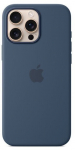 Telefoni &uuml;mbris Apple Silicone Case with MagSafe, Apple iPhone 16 Pro Max, denim