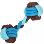 M&auml;nguasi koerale, k&ouml;is Springos PA0282, 17 cm, &Oslash; 6 cm, sinine v./pruun v.