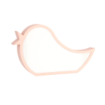 Laualambid Candellux Lighting IQ Kids Bird, LED, 12W, valge v./roosa v.