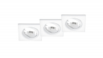 Valgusti lagi ja seinad Trio Jura 650000331, GU10, valge v., 3 tk
