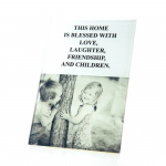 Raam Print, 18 cm x 12 cm, valge/hall