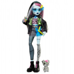 Nukk aksessuaaridega Mattel Monster High Frankie Stein HXH73, 30 cm, must v.