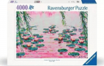 Pusle Ravensburger Pink Water Lillies, 92 cm x 138 cm, 4000 tk, mitmev&auml;rviline