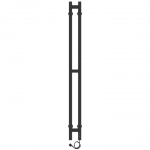Elektriline r&auml;tikuradiator Laris Duet P3, must v., 8 cm x 120 cm, 80 W