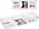 Korraldaja, esemete hoidmiseks Berilo Smart, l&auml;bipaistev v., 27.6 x 10.2 x 4.3 cm