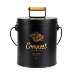 Komposter Homla Yennis, 16 cm x 16 cm x 19 cm, must v.