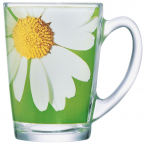 Tass Luminarc New Morning Paquerette, l&auml;bipaistev/roheline/oranž, 0.320 l