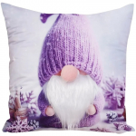 J&otilde;ulu dekoratiivne padjakate JCLC-03, valge/violetne, 40 cm x 40 cm