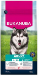 Kuiv koeratoit Eukanuba Adult Large Salmon, kanaliha/kalkun/l&otilde;he&otilde;li, 12 kg