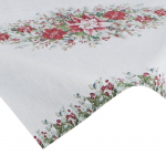 Laudlina ruudukujuline 4153, valge/punane/roheline, 100 x 100 cm