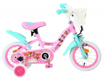 Lisaratastega laste jalgratas, laste Volare Paw Patrol Girls, roosa, 12"