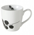 Tass Boltze Calypso, valge v./must v., 0.480 l