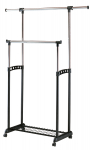 Riidestange WU11, 90 - 170 cm, must v.