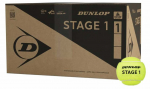 Tennisepallide komplekt Dunlop Stage 1, kollane v., 72 tk