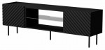 TV-laud Cama Meble EF Lucca, must v., 180 cm x 40 cm x 59 cm
