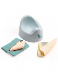 Nukuhoolduskomplekt, pott Djeco Pomea DJ07853, mitmev&auml;rviline