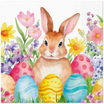 Pabersalvr&auml;tikud PAW Egg Hunt, 33 cm x 33 cm, mitmev&auml;rviline, 20 tk