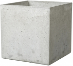 Lillepott Deroma Geomineral Cube, komposiitmaterjal, 48.5 cm x 48.5 cm, helehall v.