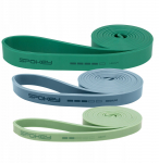 Vastupidavuslintide komplekt Spokey Power, 208 cm x 2 cm, sinine v.