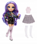 Nukk aksessuaaridega Rainbow High Style Icons Violet, 28 cm, violetne v.