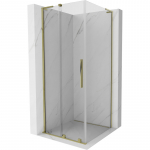 Du&scaron;ikabiin Mexen Velar L 871-100-100-03-50, ruudukujuline, aluseta, 100 cm x 100 cm x 200 cm, kuld v./l&auml;bipaistev