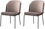 Toolide komplekt Kalune Design Dore 180 V2 974NMB1872, matt, must v./hele pruun v., 52 cm x 62 cm x 72 cm, 2 tk