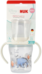 Joogipudel lapsele Nuk Perfect Match Winnie The Pooh Donkey, 150 ml, 6+ kuud, l&auml;bipaistev v./valge v.