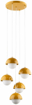 Valgusti lagi TK Lighting Bono, G9, 5 x 8 W, valge v. / kollane v.